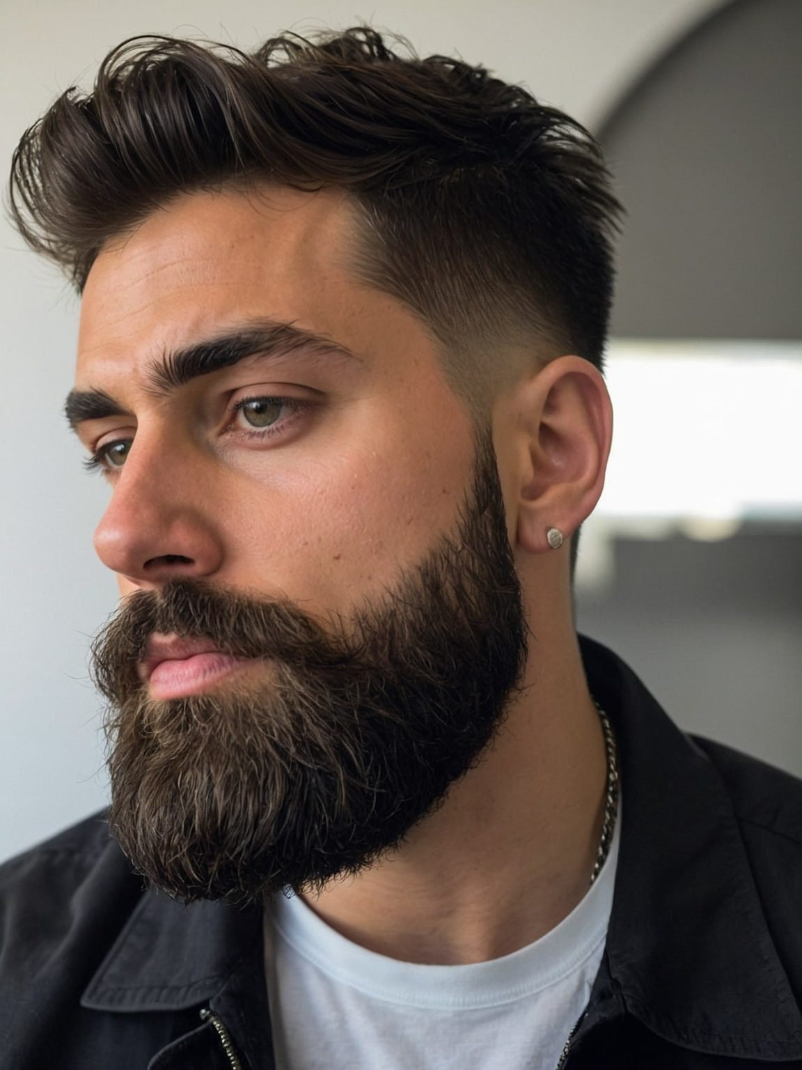 51 Dynamic Faded Beard Haircut Styles for the Modern Man