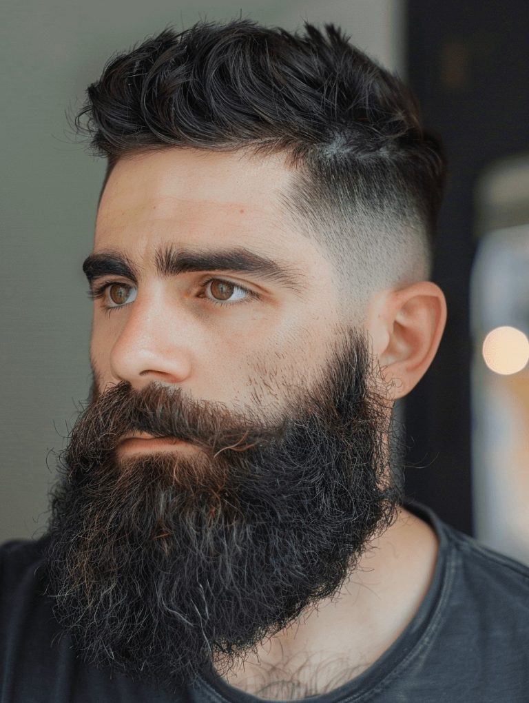 51 Dynamic Faded Beard Haircut Styles for the Modern Man