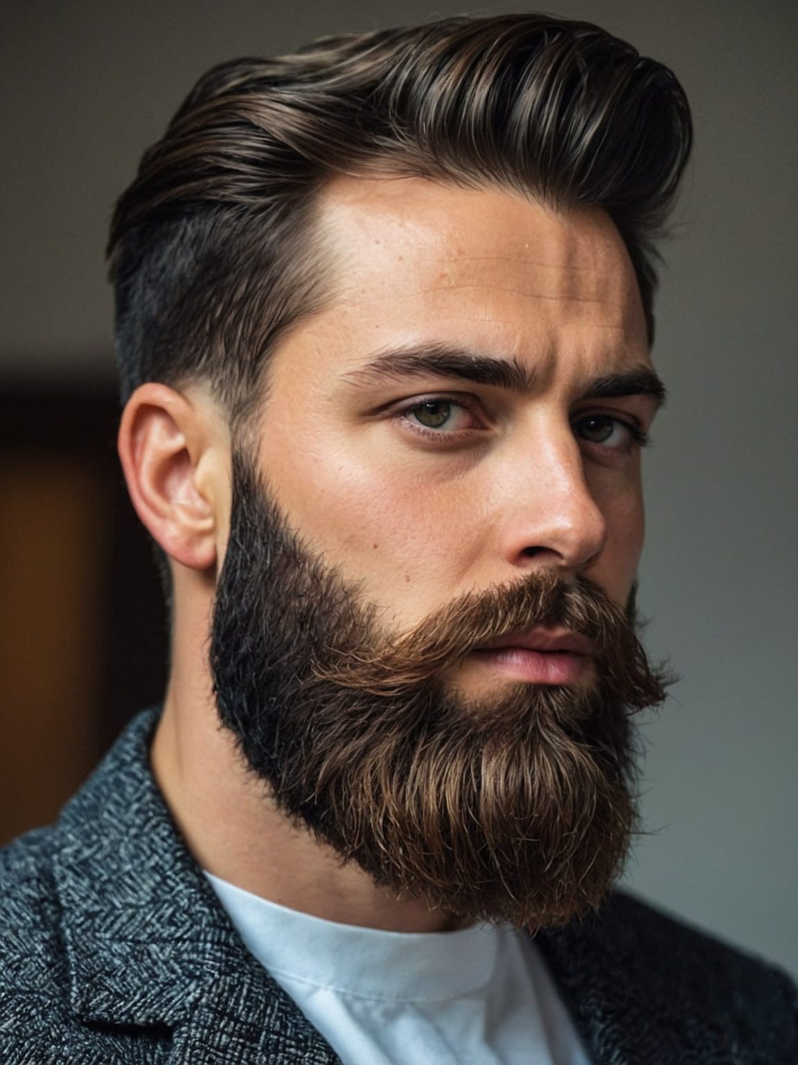 51 Dynamic Faded Beard Haircut Styles for the Modern Man