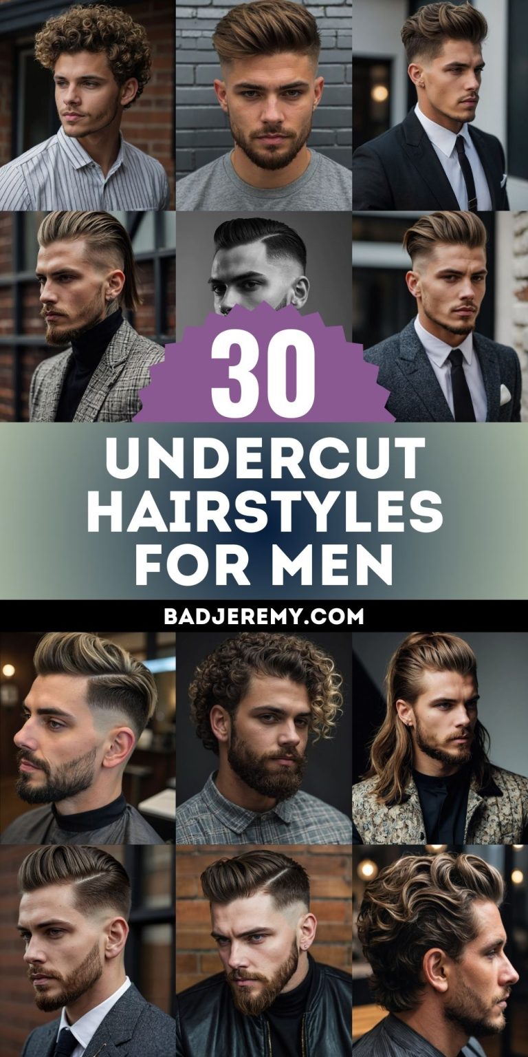 30 Stylish Undercut Hairstyles for Men: A Fusion of Trend and Tradition