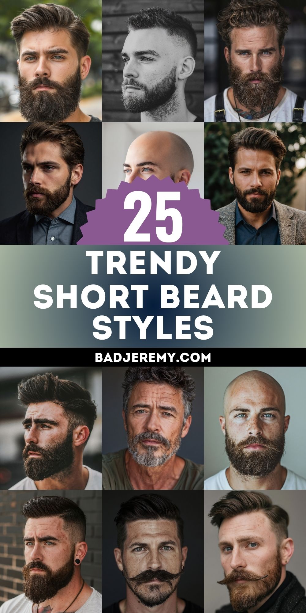 short beard styles for men