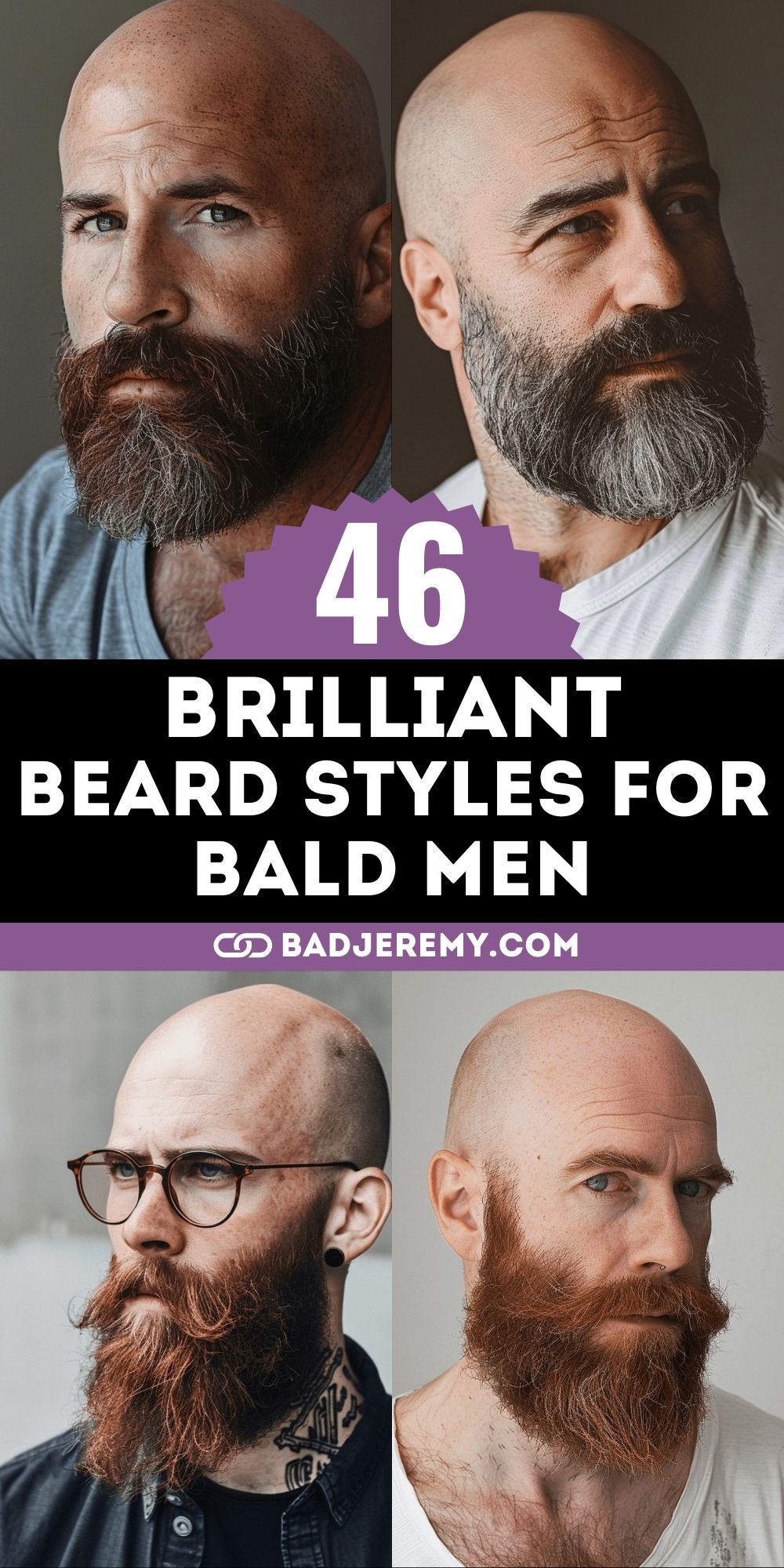 46 Bold Beard Styles to Complement Your Bald Look: A Comprehensive ...