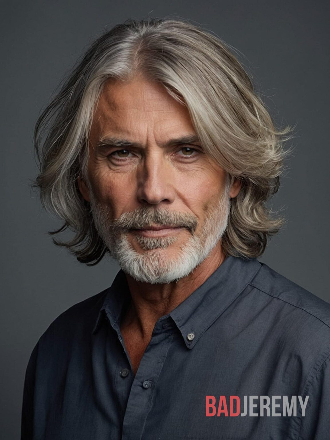 Timeless Textured Bob for Men Over 60