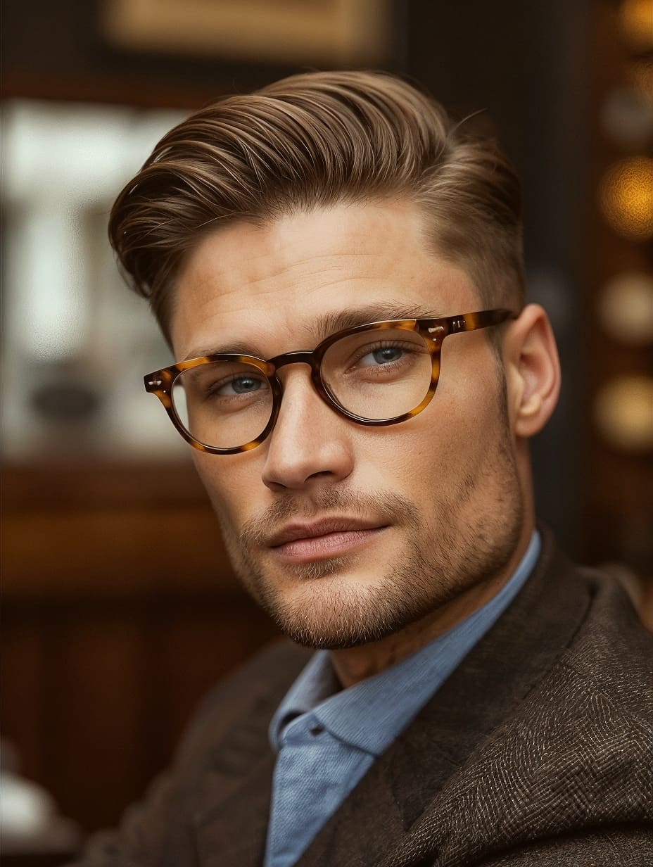 35 Stunning Hairstyles for Men with Glasses: Discover Your Signature Look