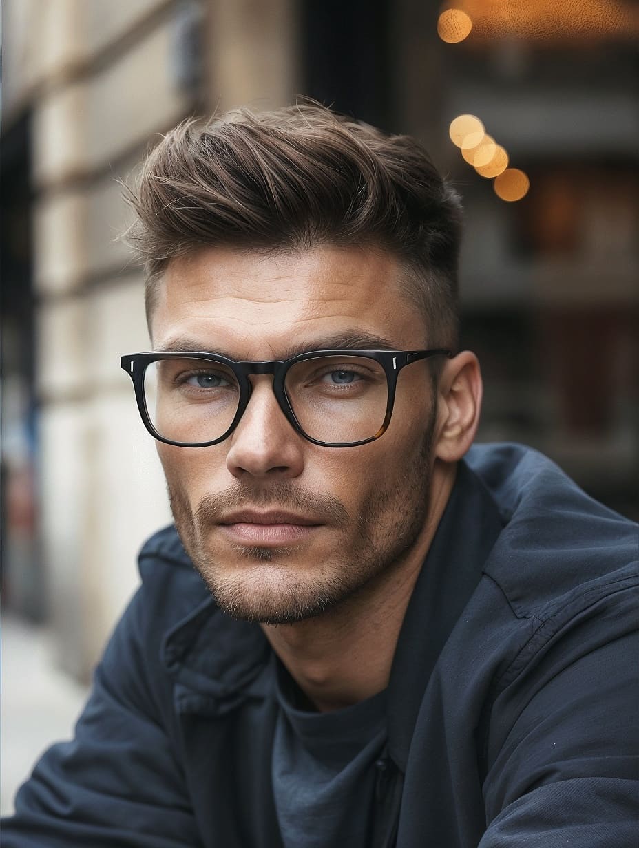 35 Stunning Hairstyles for Men with Glasses: Discover Your Signature Look