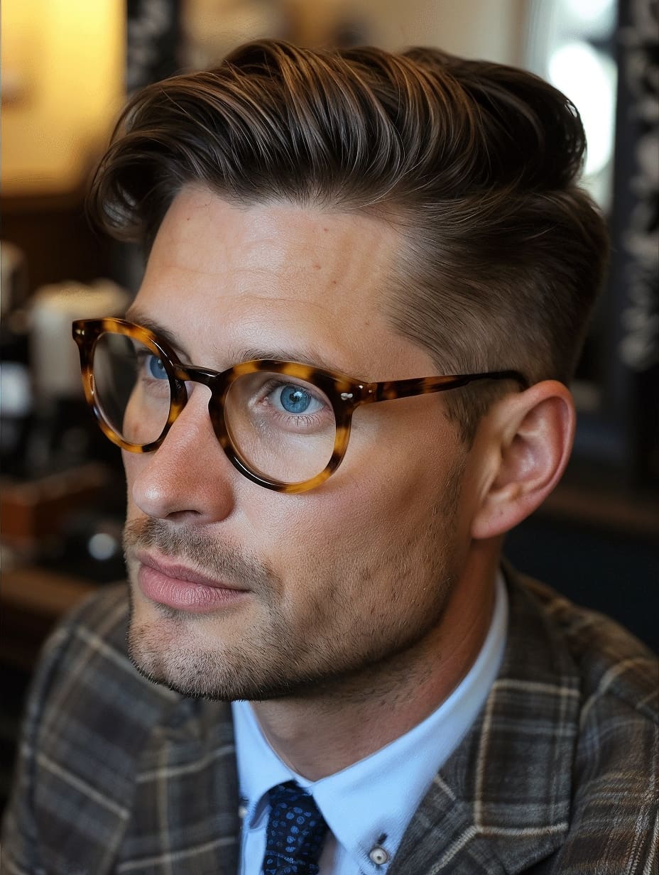 35 Stunning Hairstyles for Men with Glasses: Discover Your Signature Look